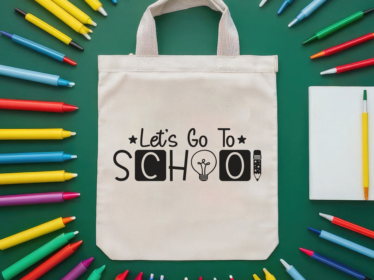 Let's Go to School, Back to School SVG File