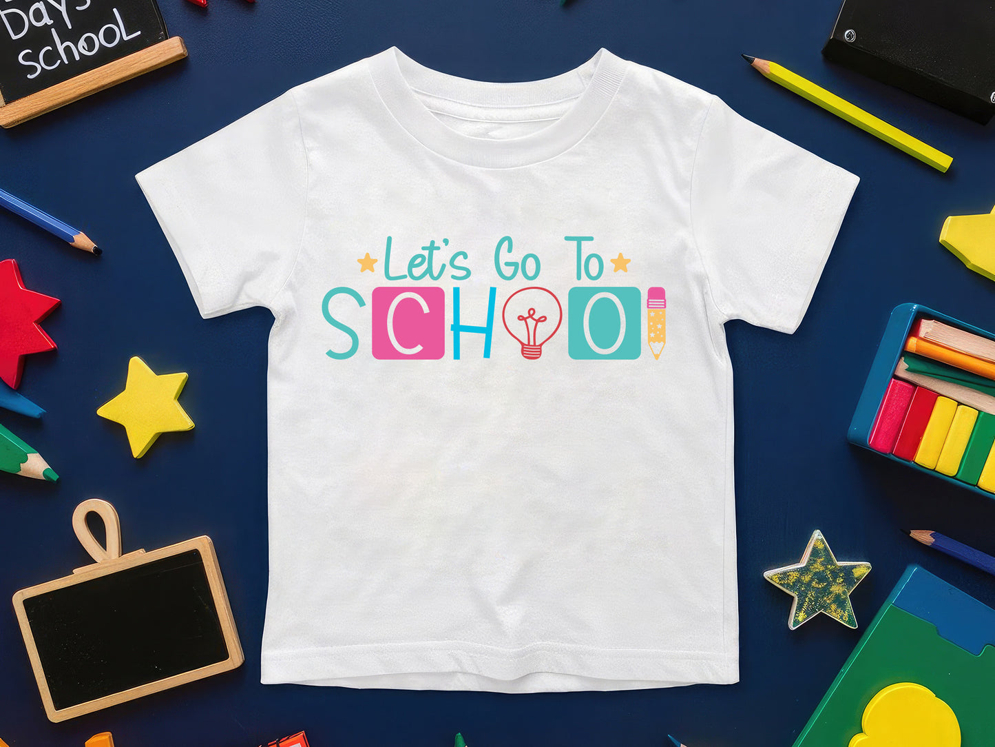 Let's Go to School, Back to School SVG File