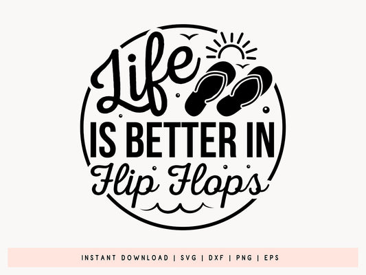 Life Is Better At The Beach SVG File