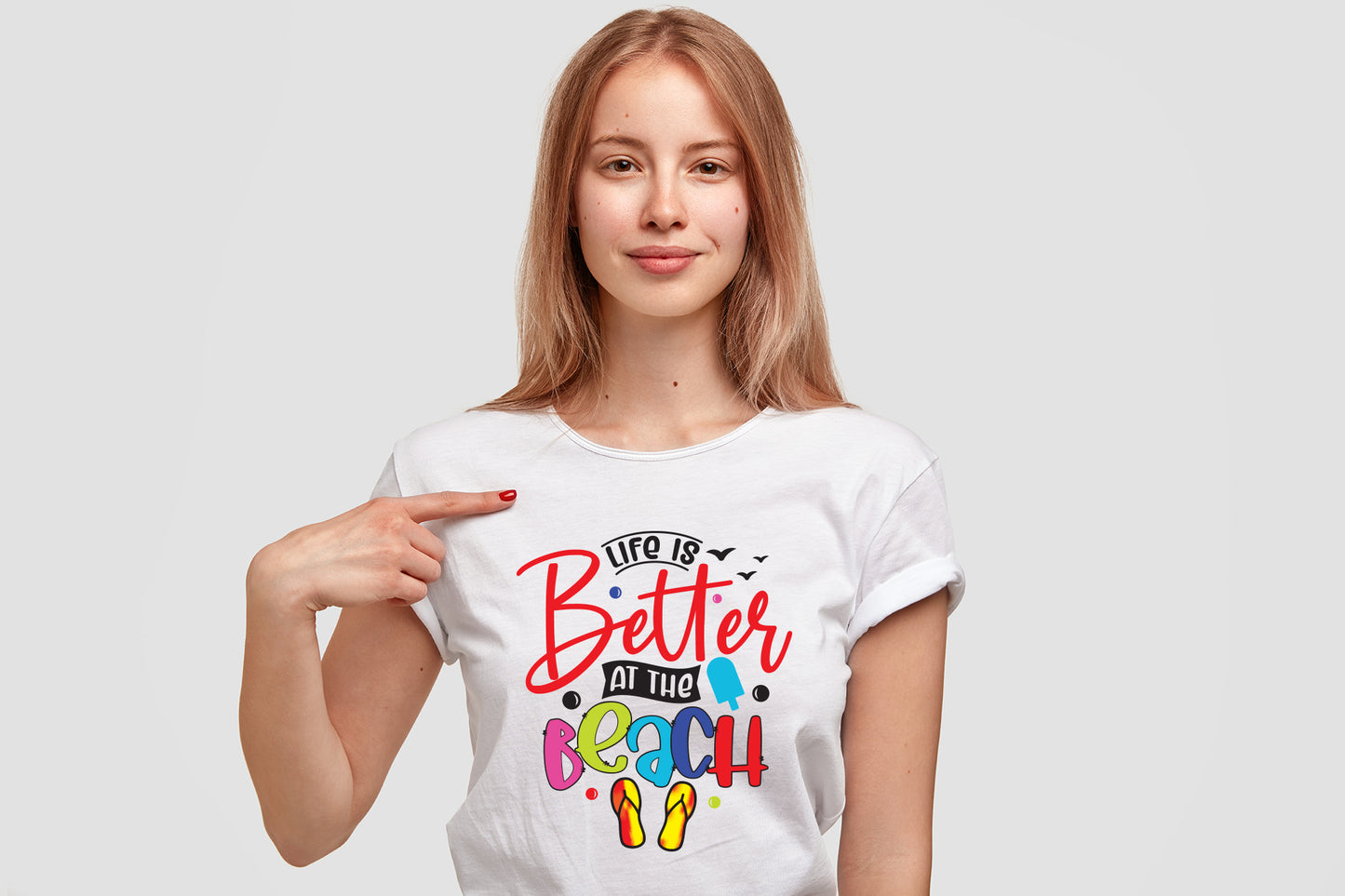 Life is Better at the Beach, Summer Sublimation