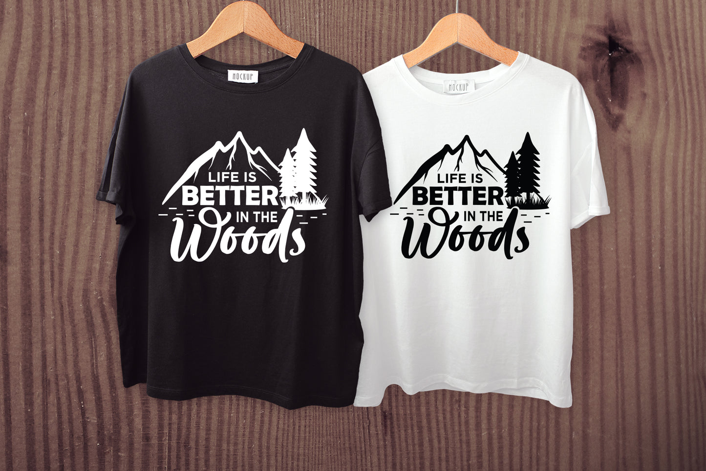 Life is Better in the Woods, Hunting SVG File