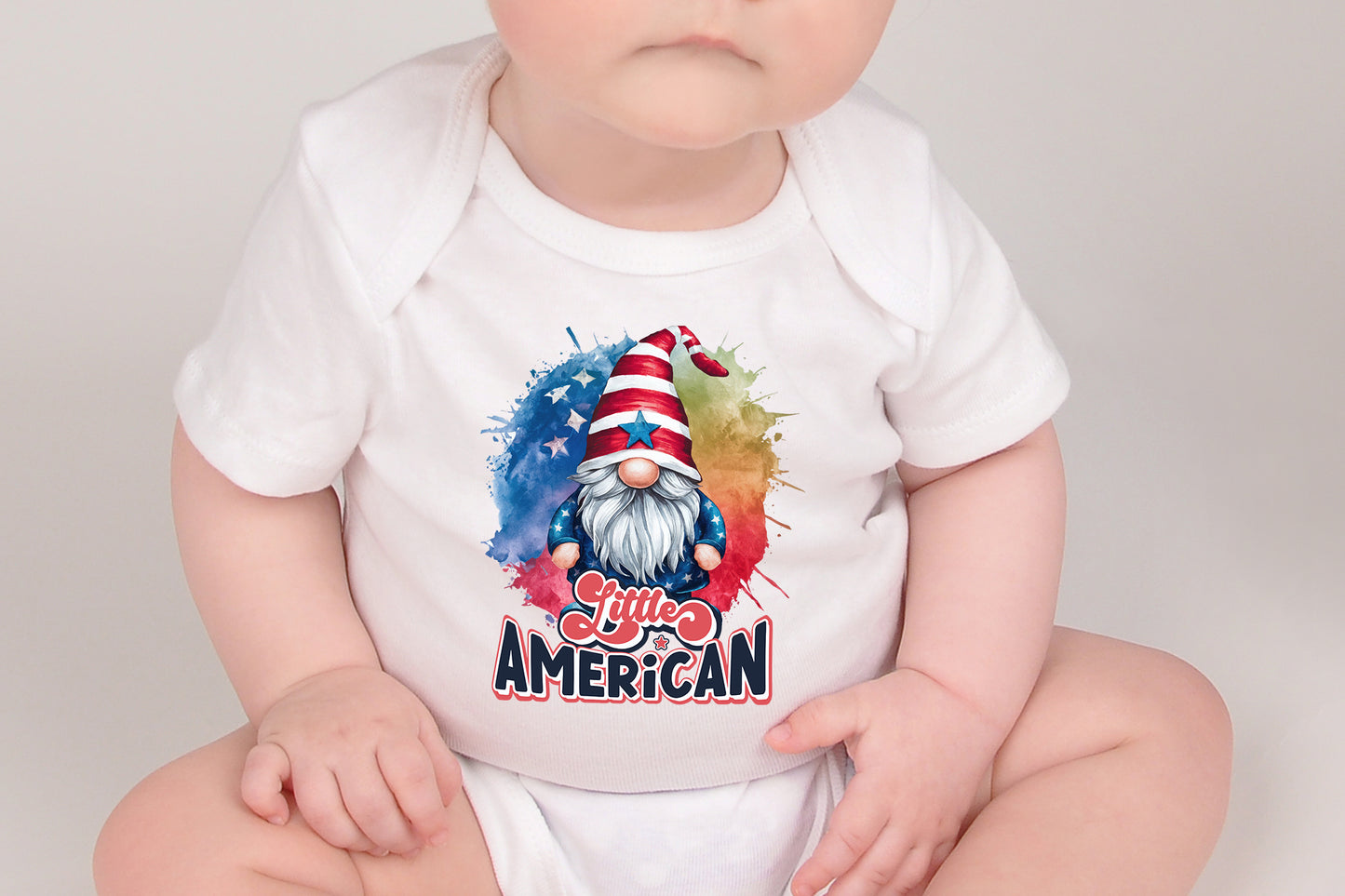 Little American, Funny 4th of July Sublimation