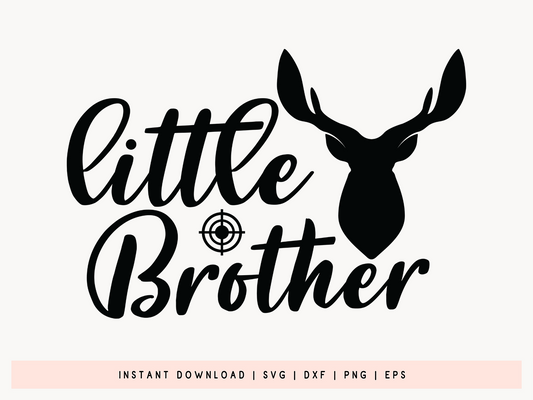 Little Brother, Hunting Silhouette SVG