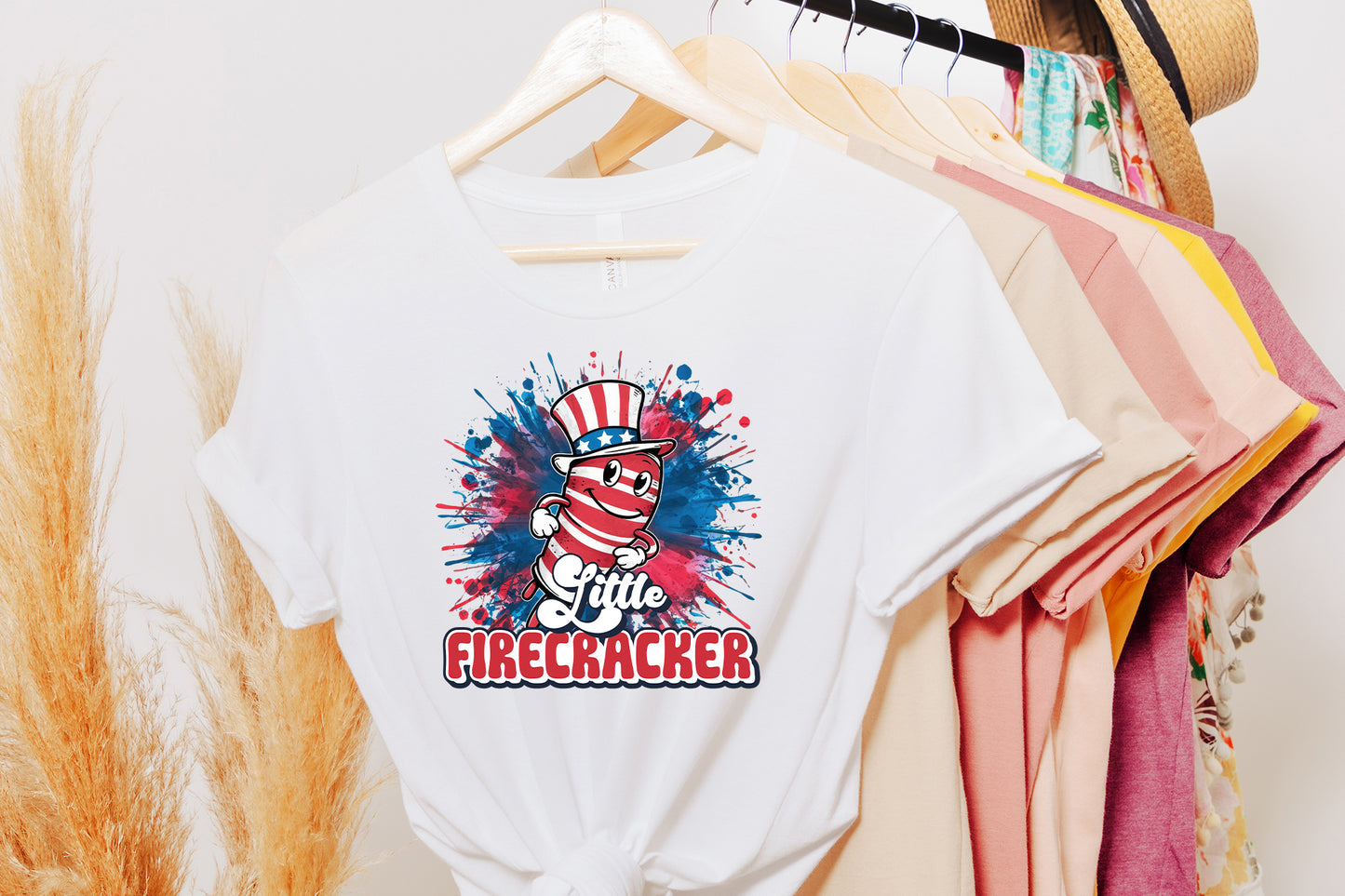 Little Firecracker, Cute 4th of July Sublimation
