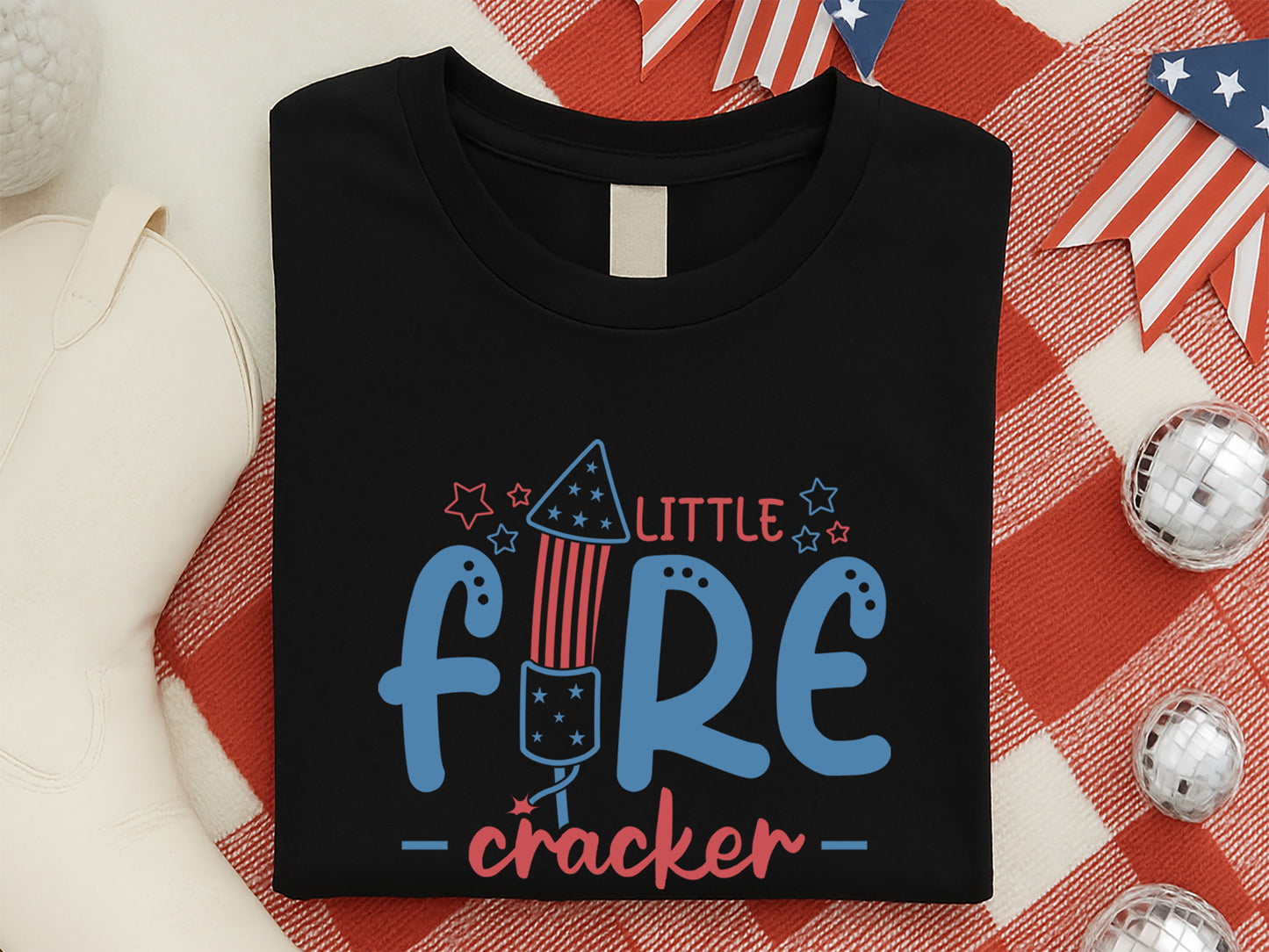 Little Firecracker, Kids 4th of July SVG
