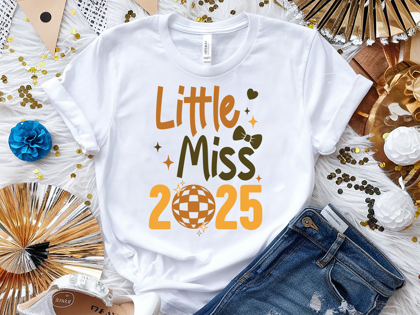 Little Miss 2025 - Kids New Year SVG