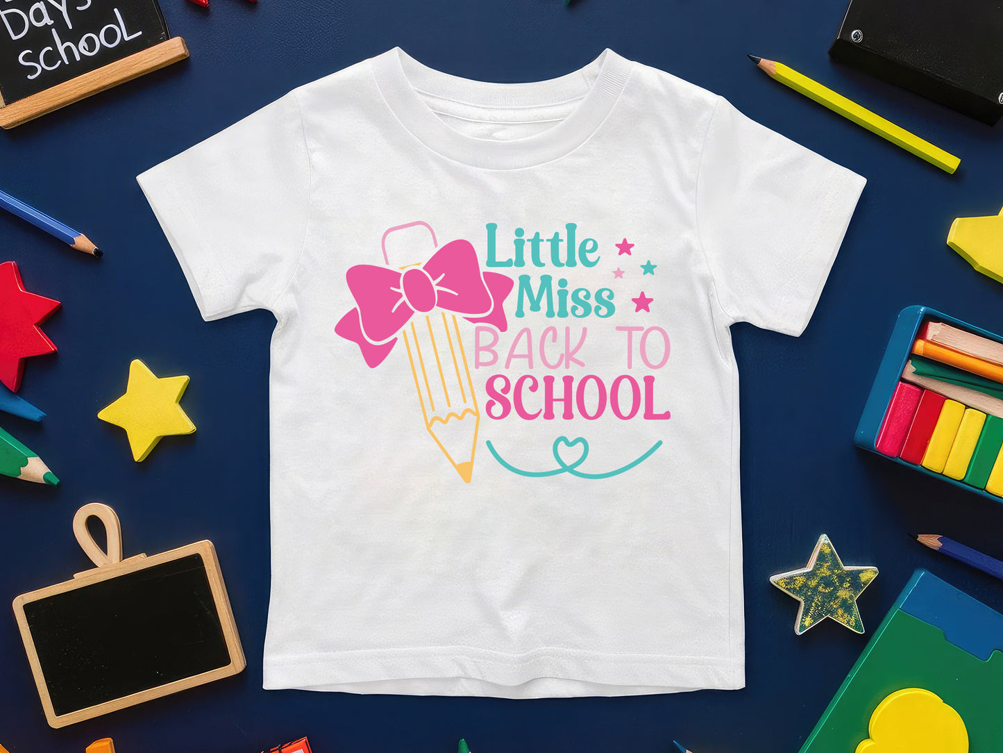 Little Miss Back to School SVG Design