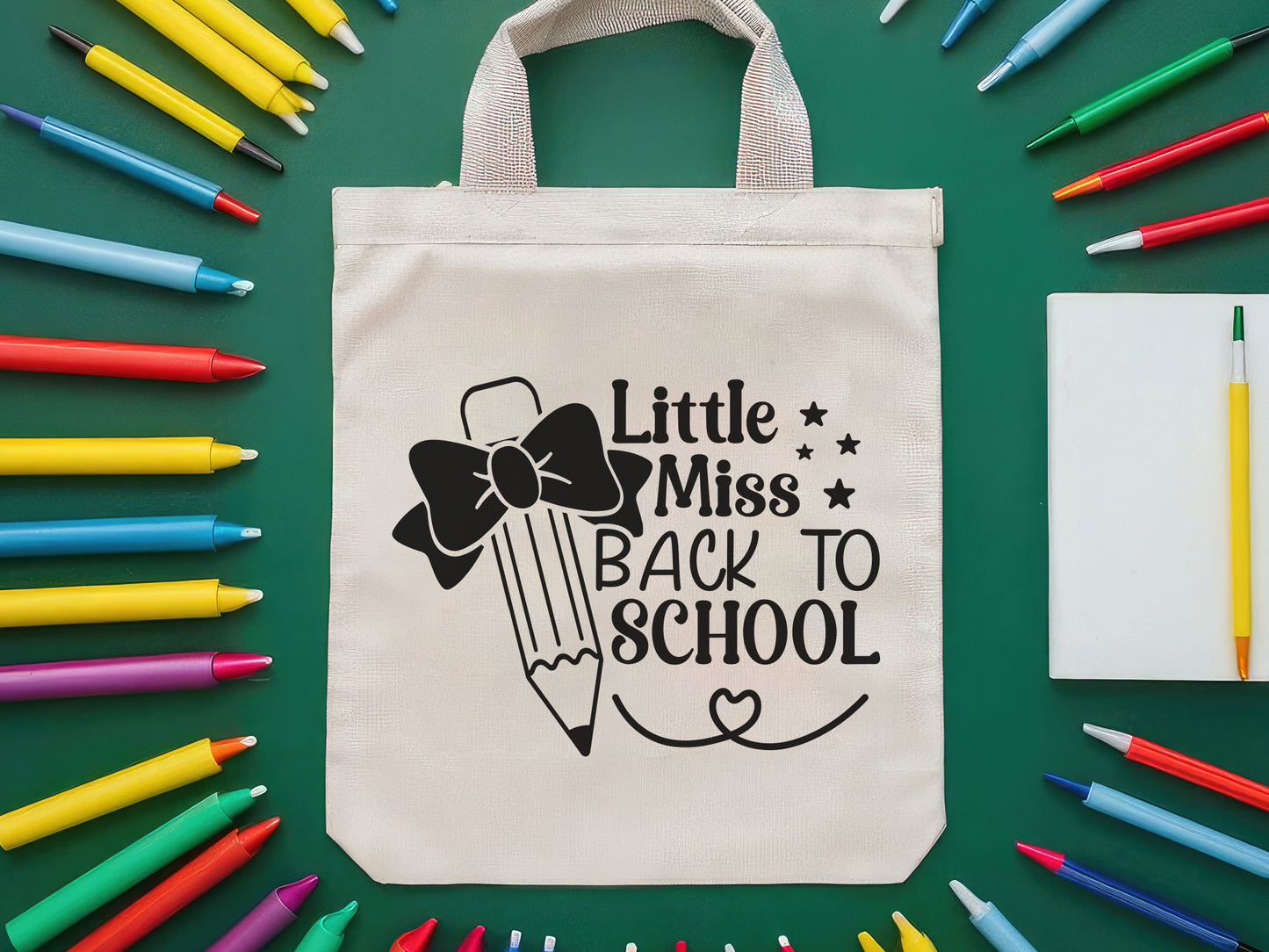 Little Miss Back to School SVG Design