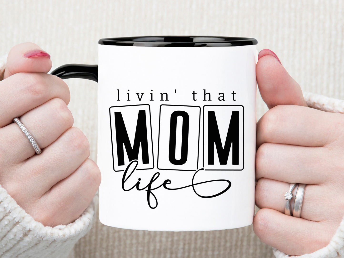 Livin' That Mom Life, Mothers Day SVG Design