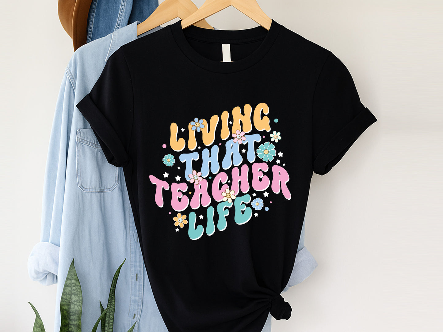 Living That Teacher Life Groovy Sublimation