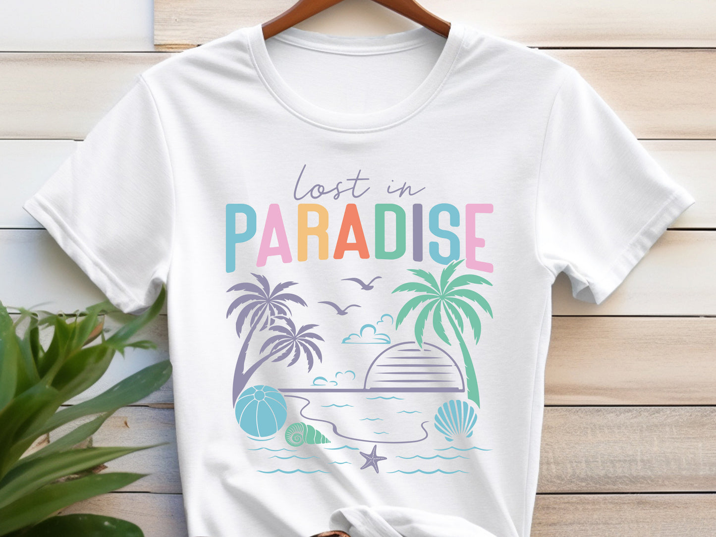 Lost in Paradise - Cute Summer SVG Vector
