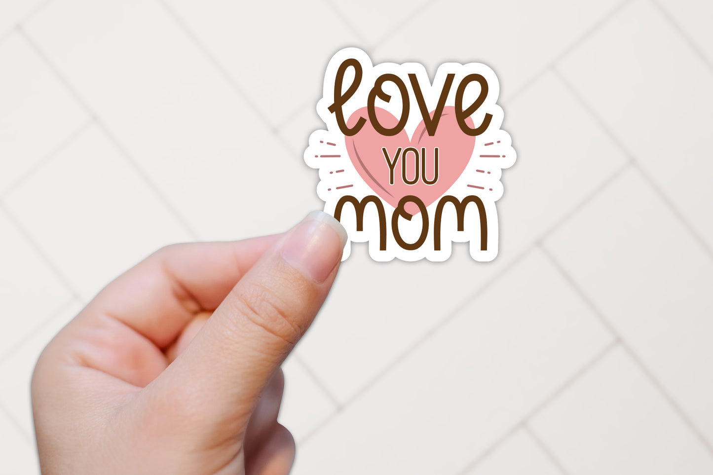 Love You Mom, Mother's Day Stickers