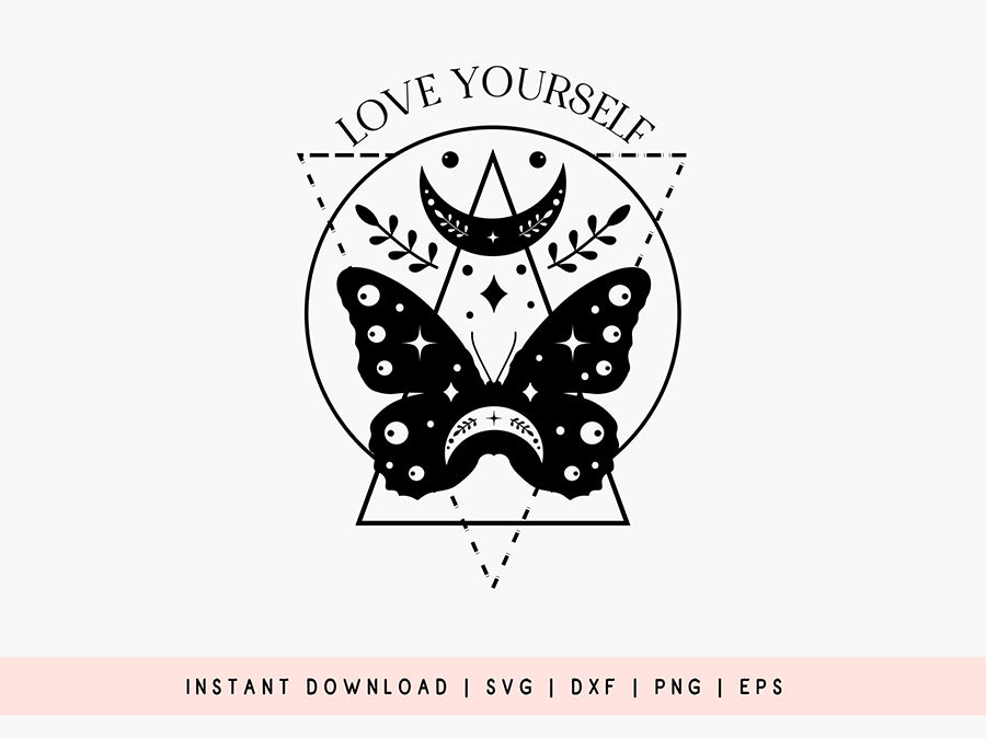 Love Yourself - Boho SVG Design