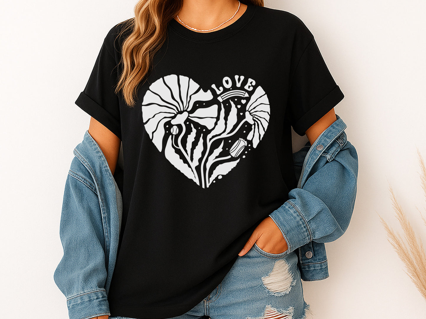 Love, Heart Teacher Boho Floral SVG