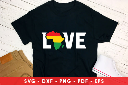 Love, Juneteenth Vector SVG, DXF, PNG, EPS
