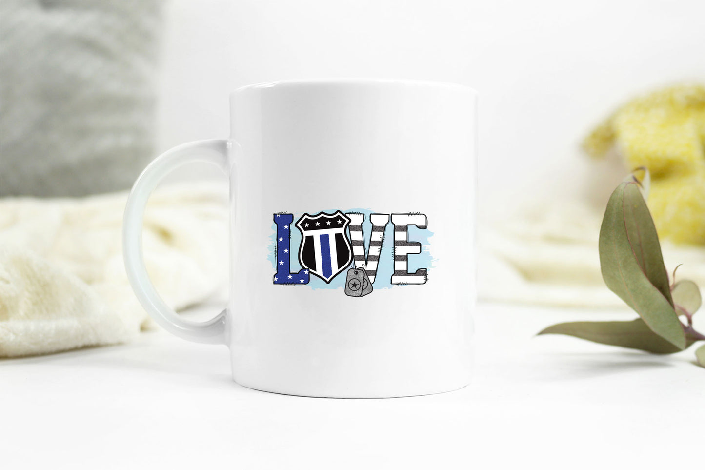 Love, Police Saying Sublimation Design