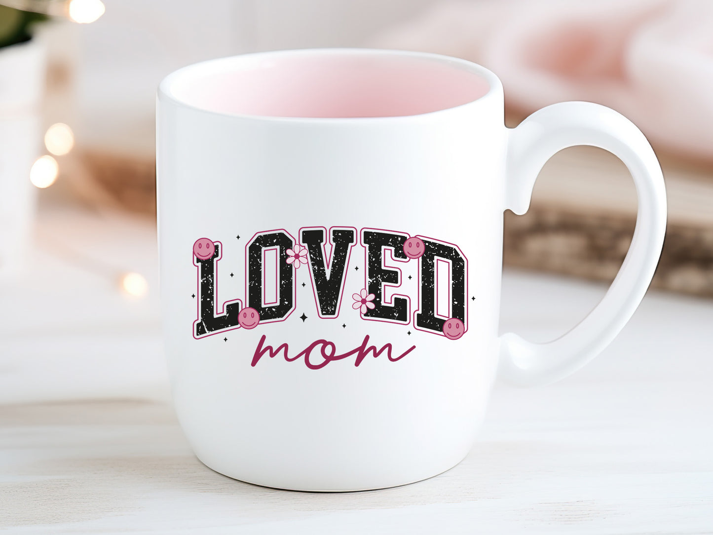 Loved Mom, Mother's Day PNG Sublimation