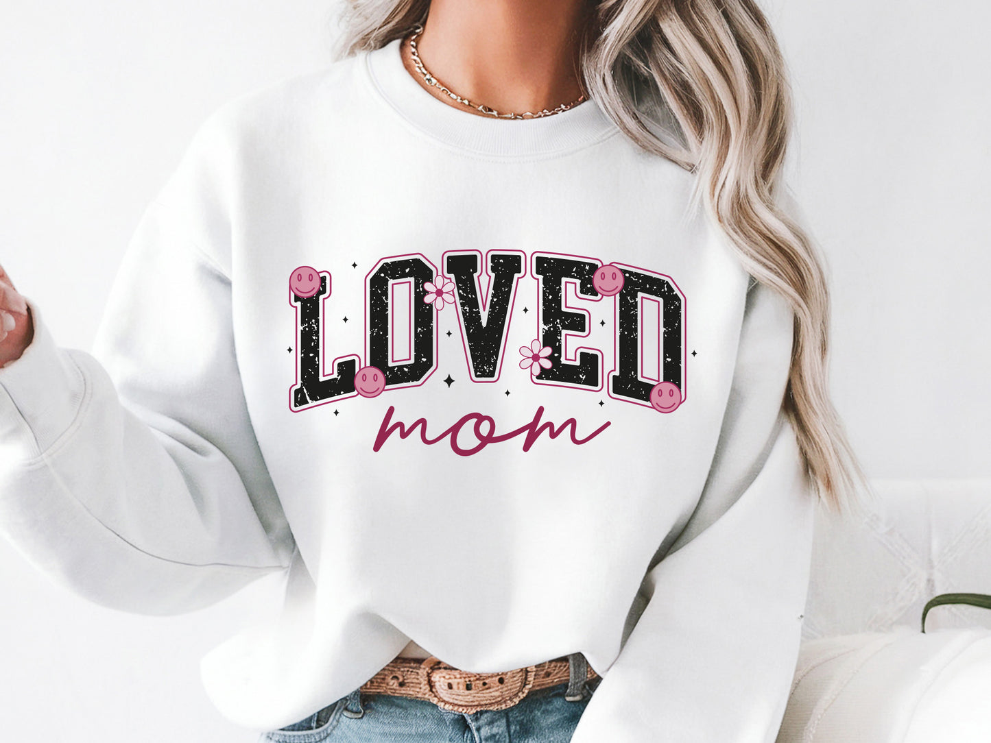 Loved Mom, Mother's Day PNG Sublimation