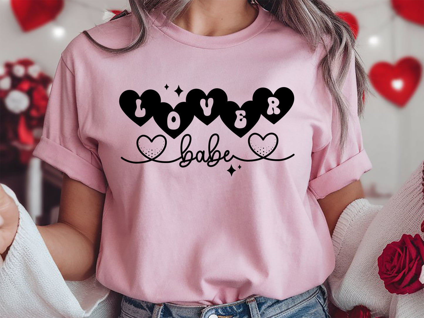 Lover Babe - Retro Valentine SVG Quote