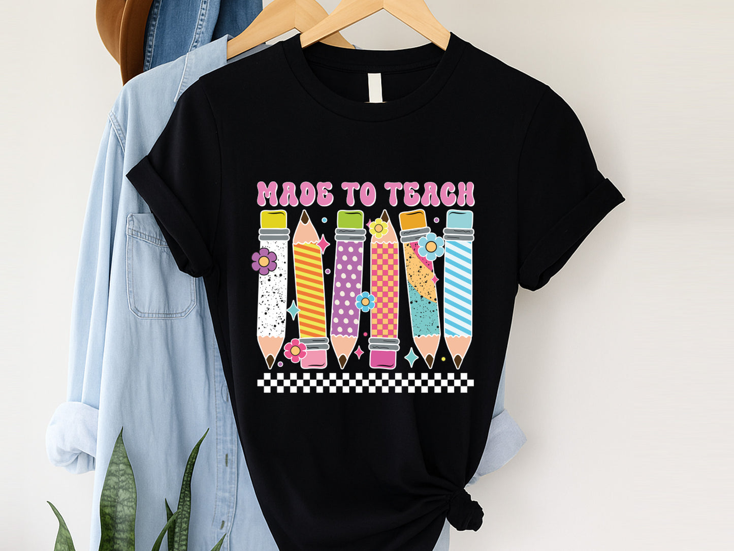Made to Teach, Groovy Teacher Sublimation Transfer
