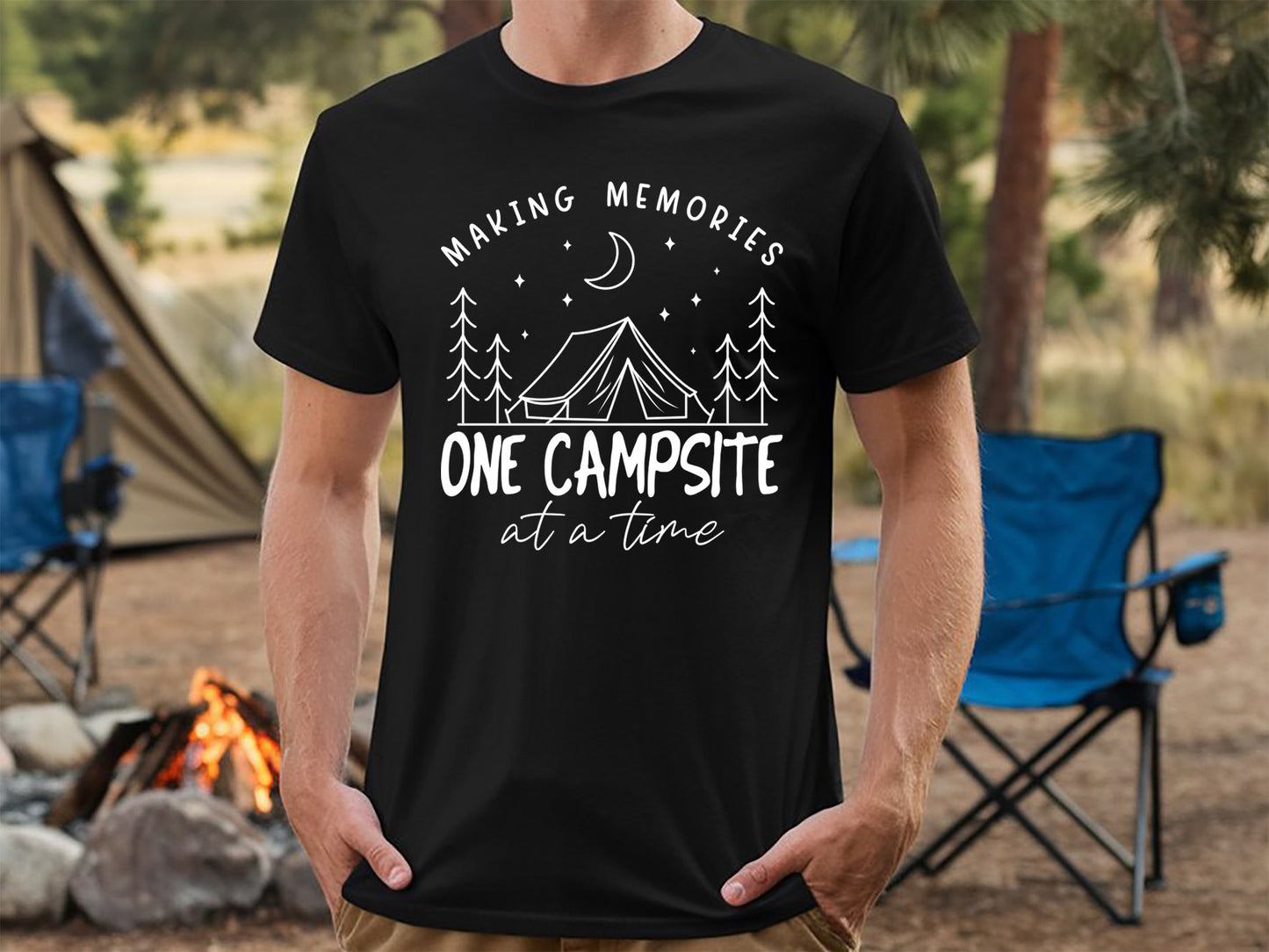 Making Memories One Campsite At A Time, Camping SVG