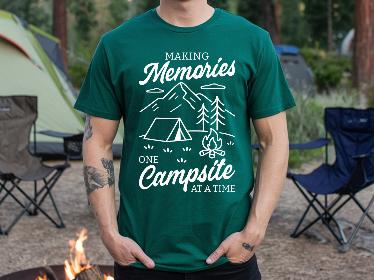 Making Memories One Campsite at a Time, Outdoor SVG