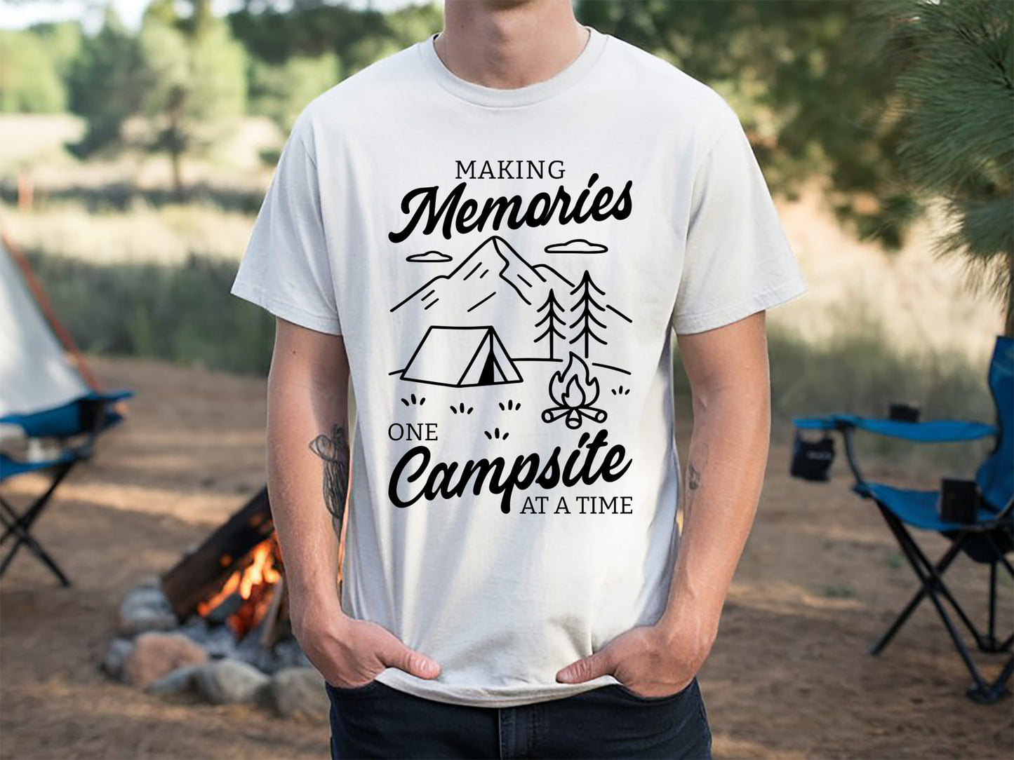 Making Memories One Campsite at a Time, Outdoor SVG