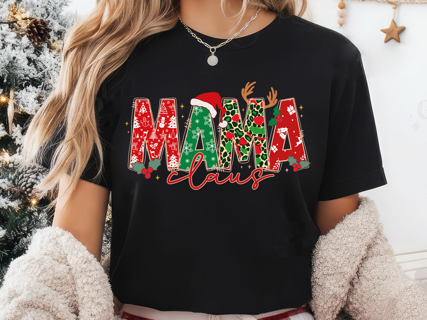 Mama Claus, Christmas PNG Sublimation Design