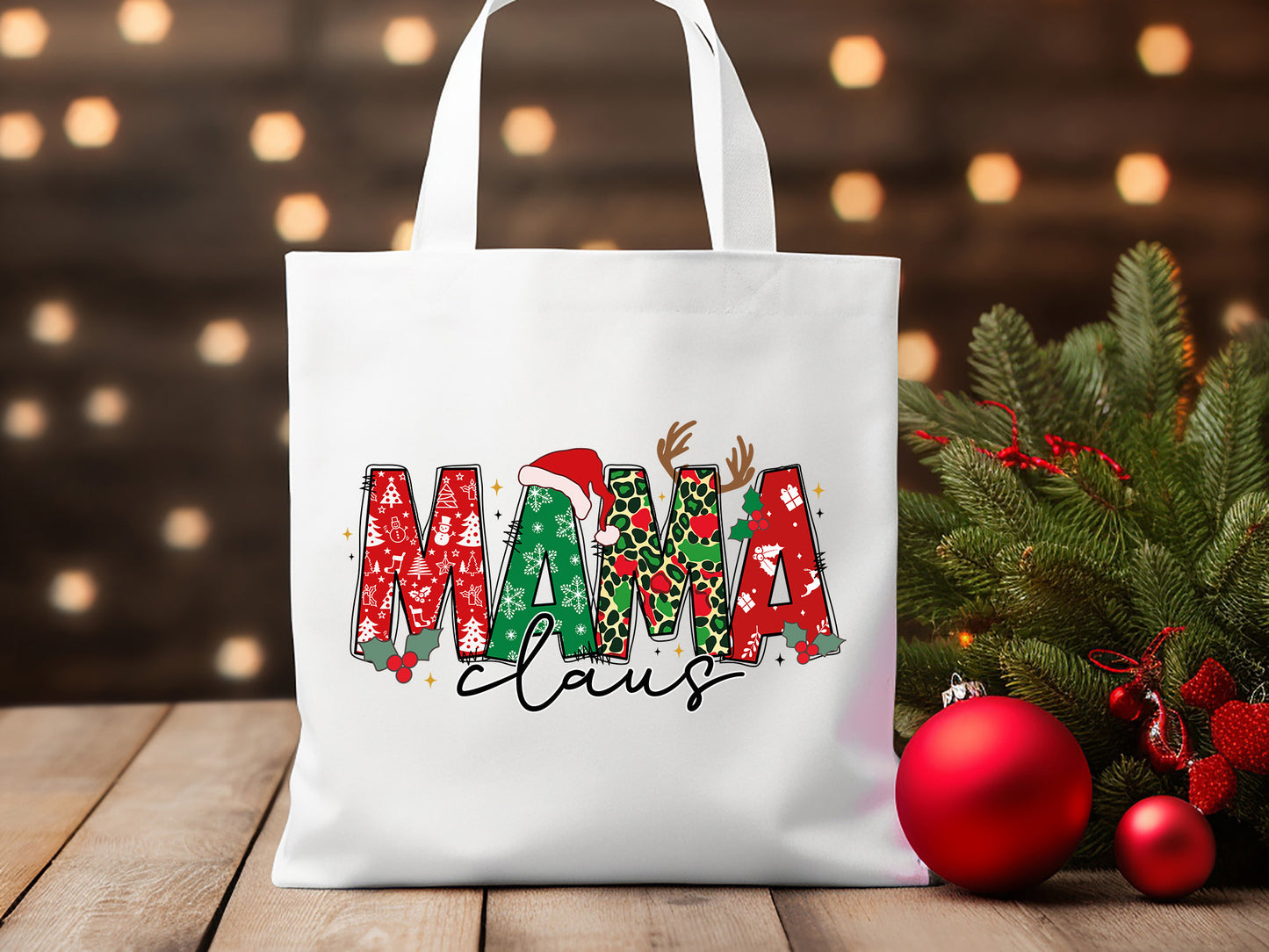 Mama Claus, Christmas PNG Sublimation Design