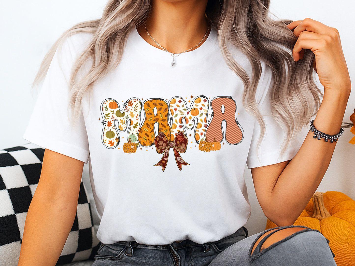Mama Coquette Fall Sublimation Design