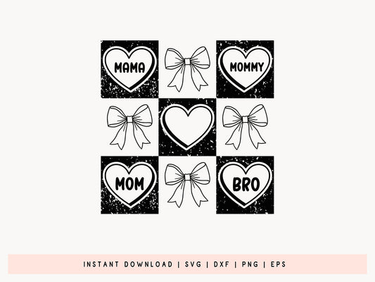 Mama Mommy Mom Bro, Mother's Day SVG Design