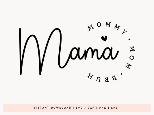 Mama Mommy Mom Bruh, Funny Mother's Day SVG