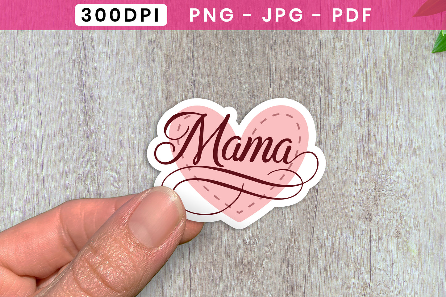 Mama PNG, Happy Mothers Day Sticker