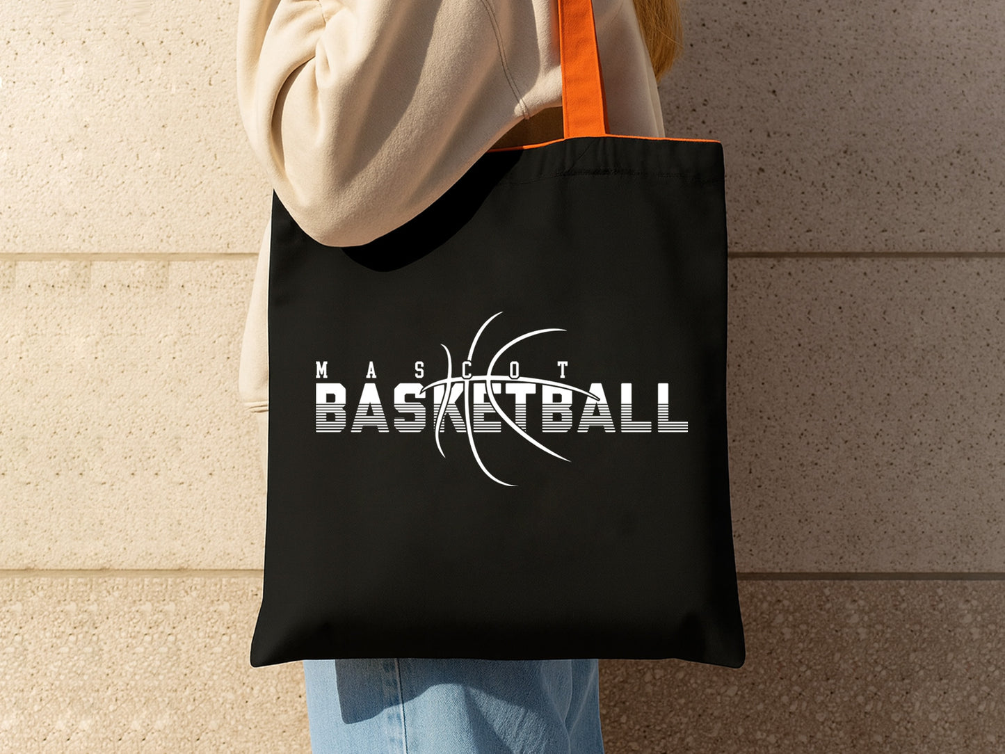 Mascot Basketball Cricut SVG