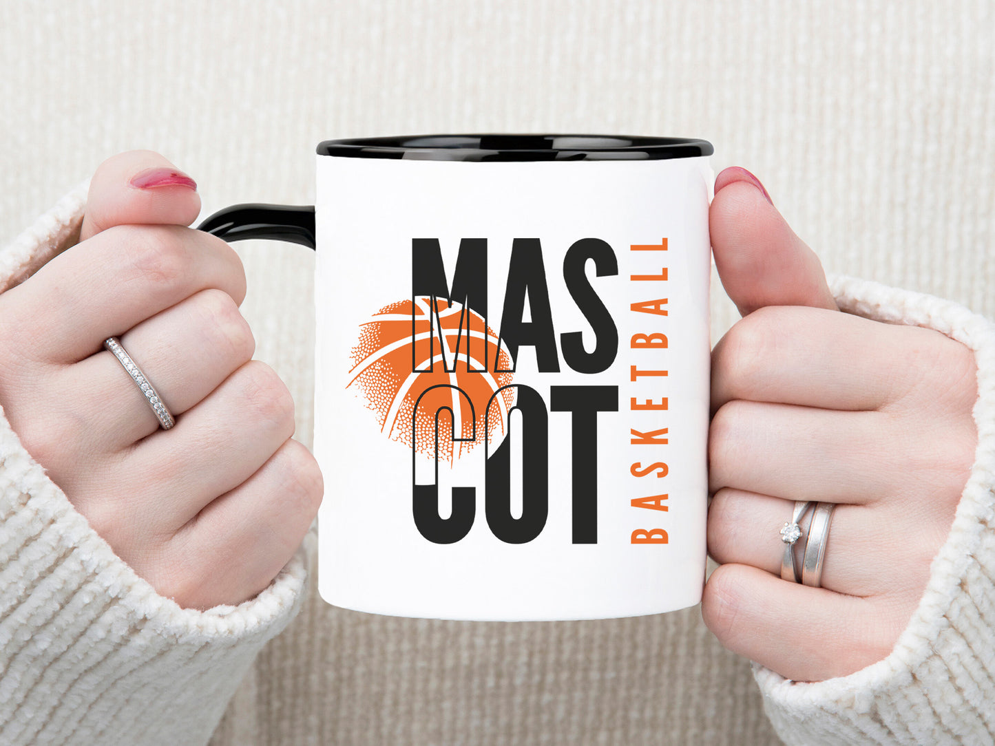 Mascot Basketball SVG Design