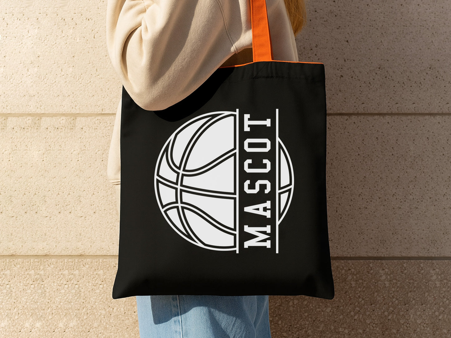 Mascot Basketball SVG