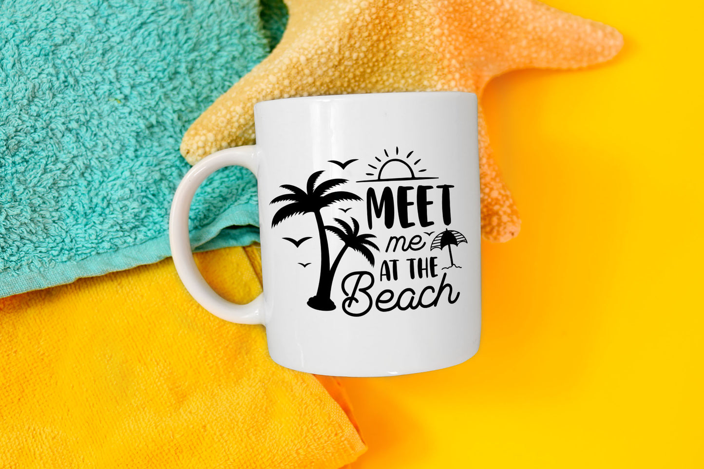 Meet Me At The Beach SVG Cut File