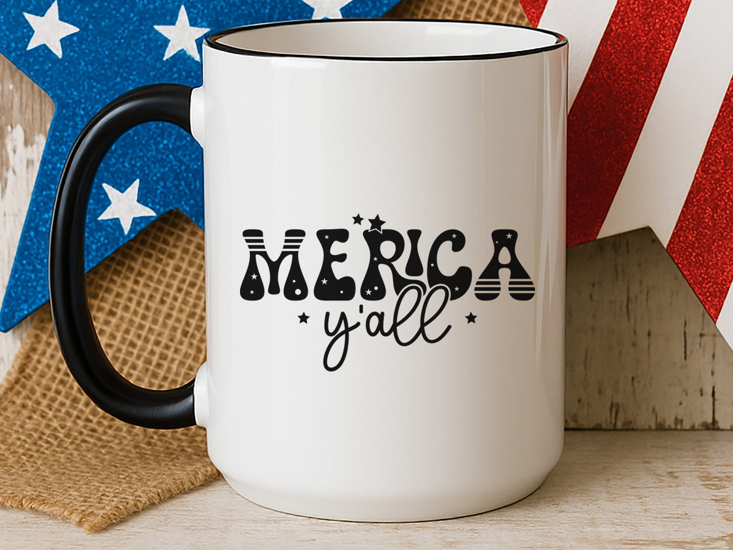 Merica Y'all, 4th of July SVG Cricut