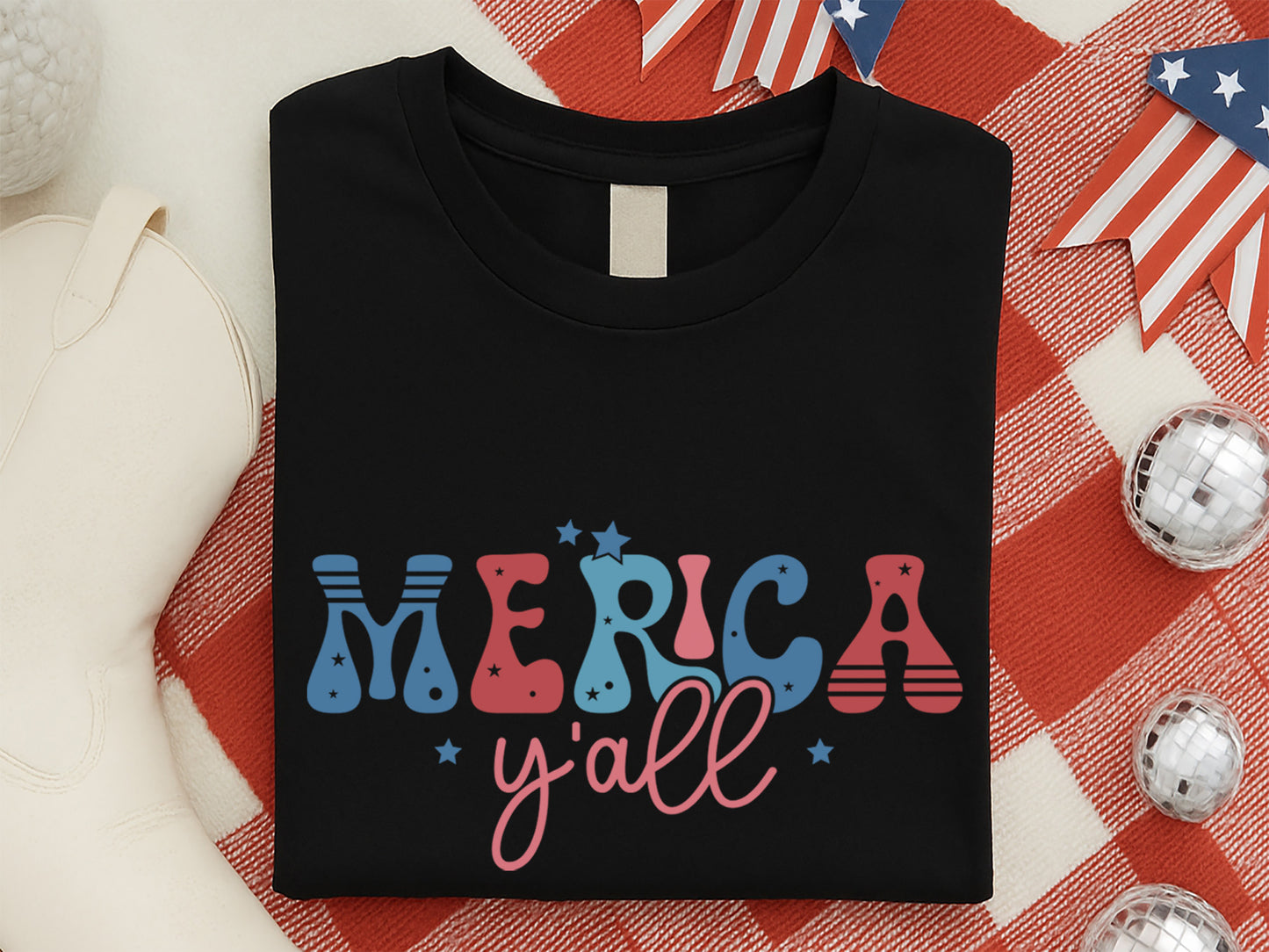 Merica Y'all, 4th of July SVG Cricut
