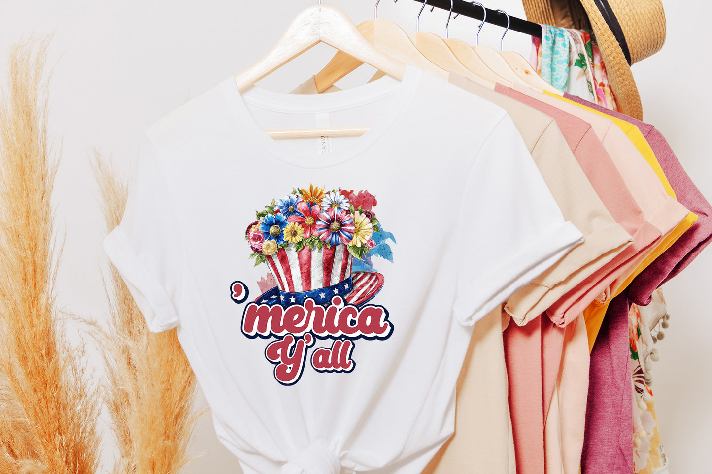 Merica Y'all, Happy 4th of July Sublimation