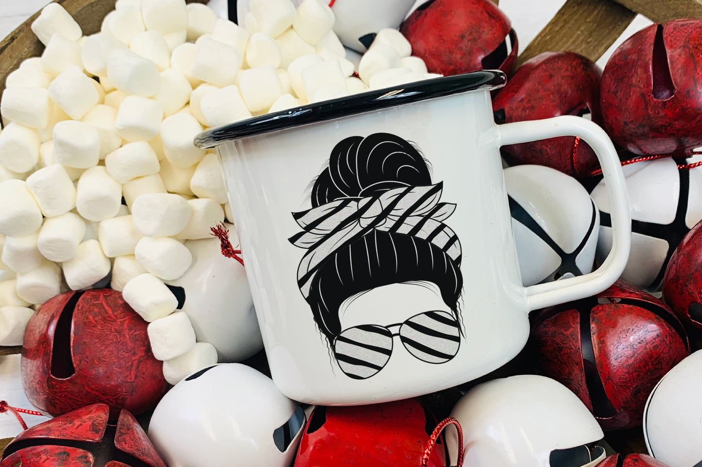 Messy Bun Sublimation Designs Bundle