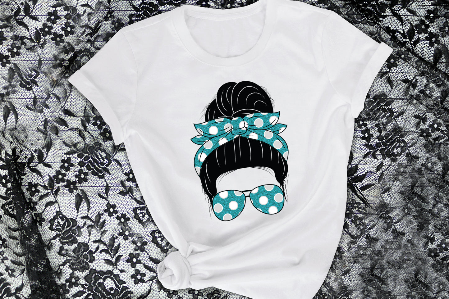 Messy Bun Sublimation Designs Bundle