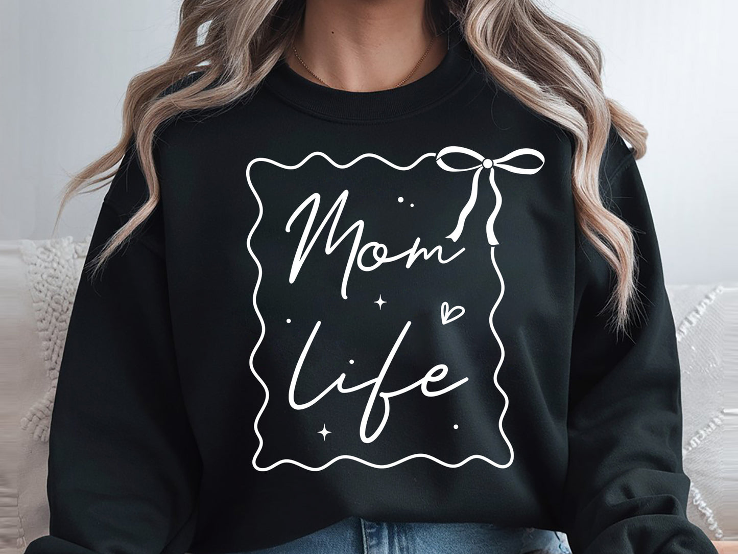 Mom Life - Mothers Day Coquette SVG Cut File