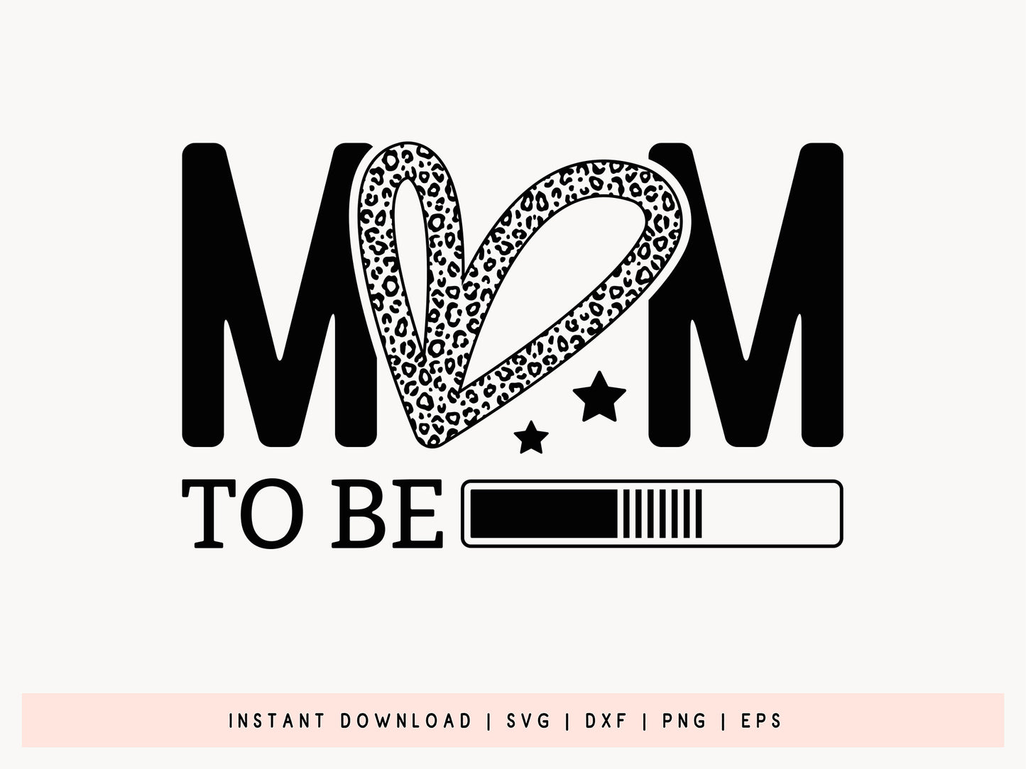 Mom To Be, Pregnancy Announcement SVG Vector