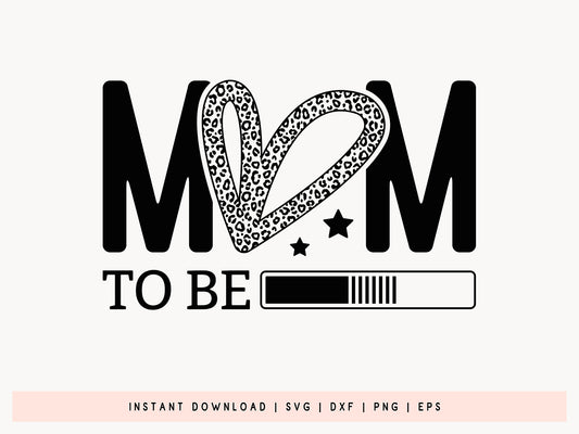 Mom To Be, Pregnancy Announcement SVG Vector