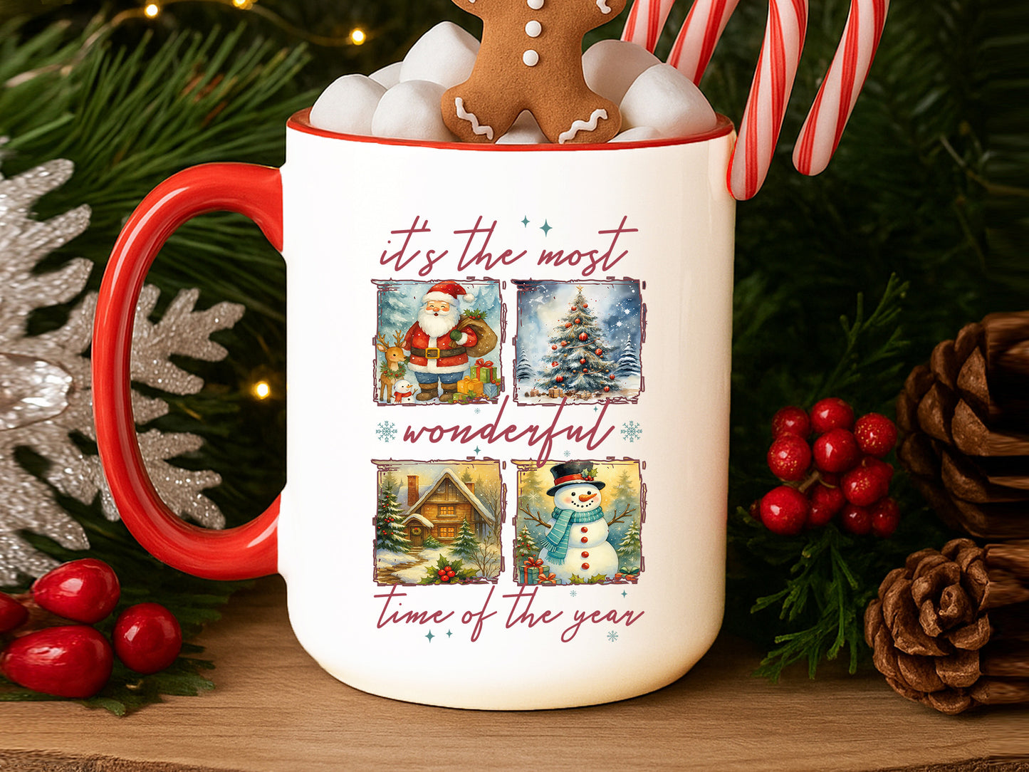 Most Wonderful Time of the Year, Coquette Christmas PNG