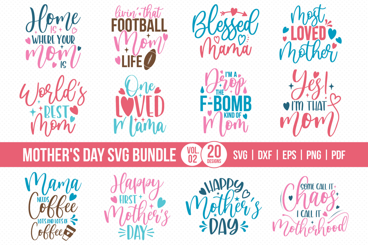 Mother's Day SVG Design Bundle