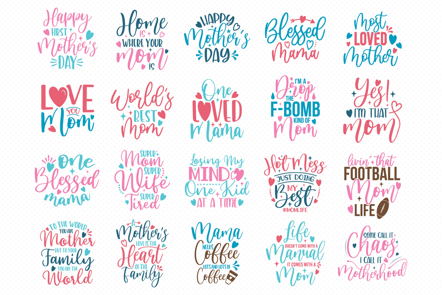 Mother's Day SVG Design Bundle