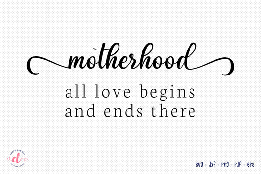 Motherhood, Mothers Day Shirts SVG