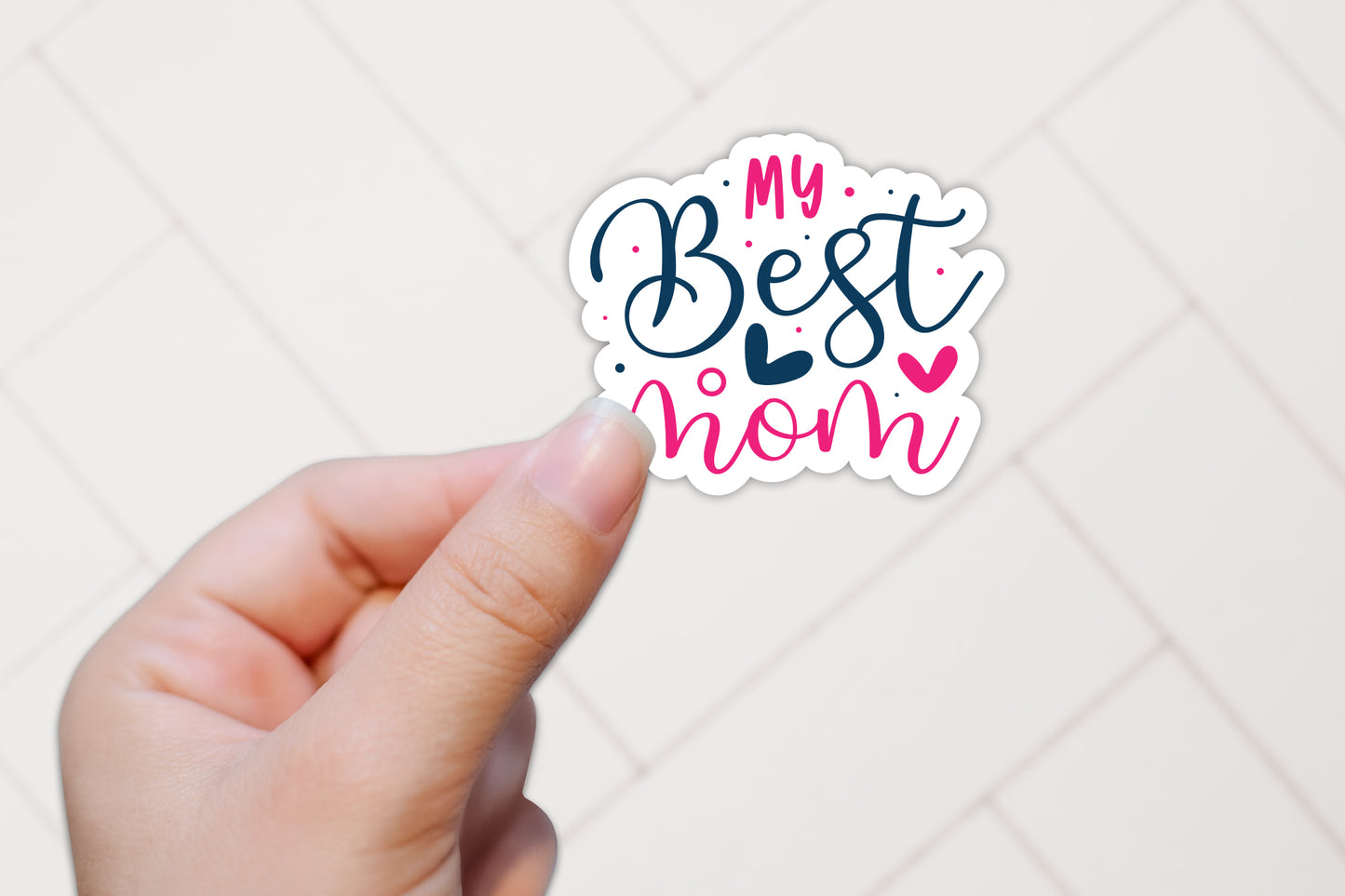 My Best Mom, Mother's Day Sticker Printable